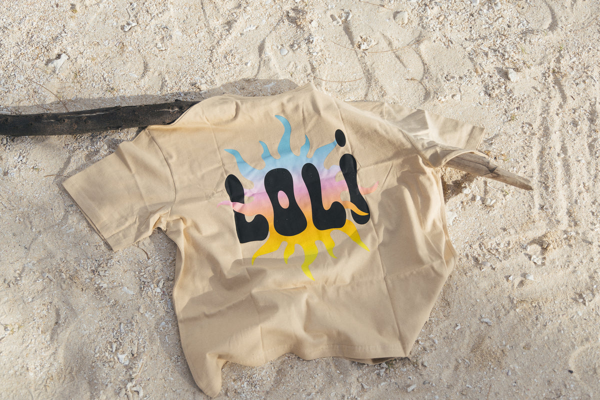 Loli en couleurs beige - T-shirt oversize