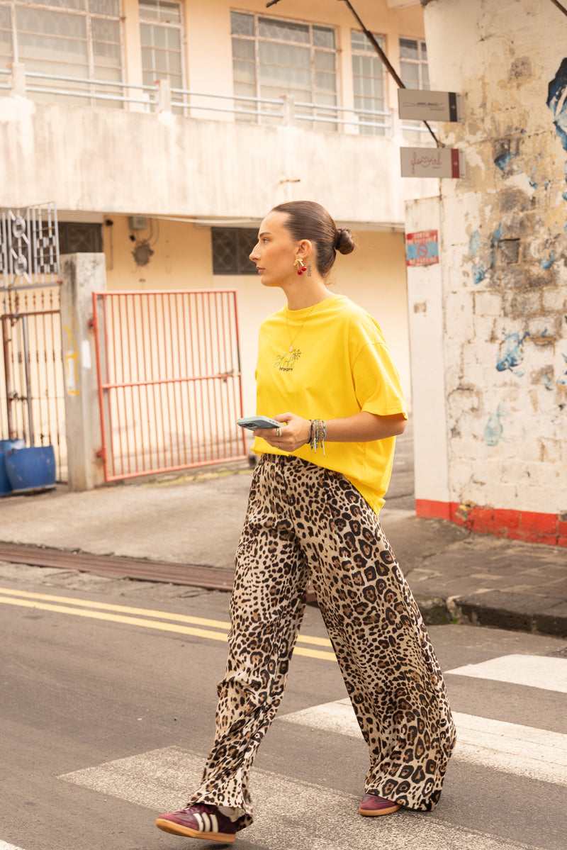 Loli bronzette jaune - T-shirt oversize