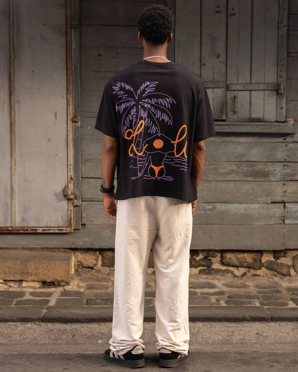 Loli Noir Éclipse — T-shirt Oversize Loli