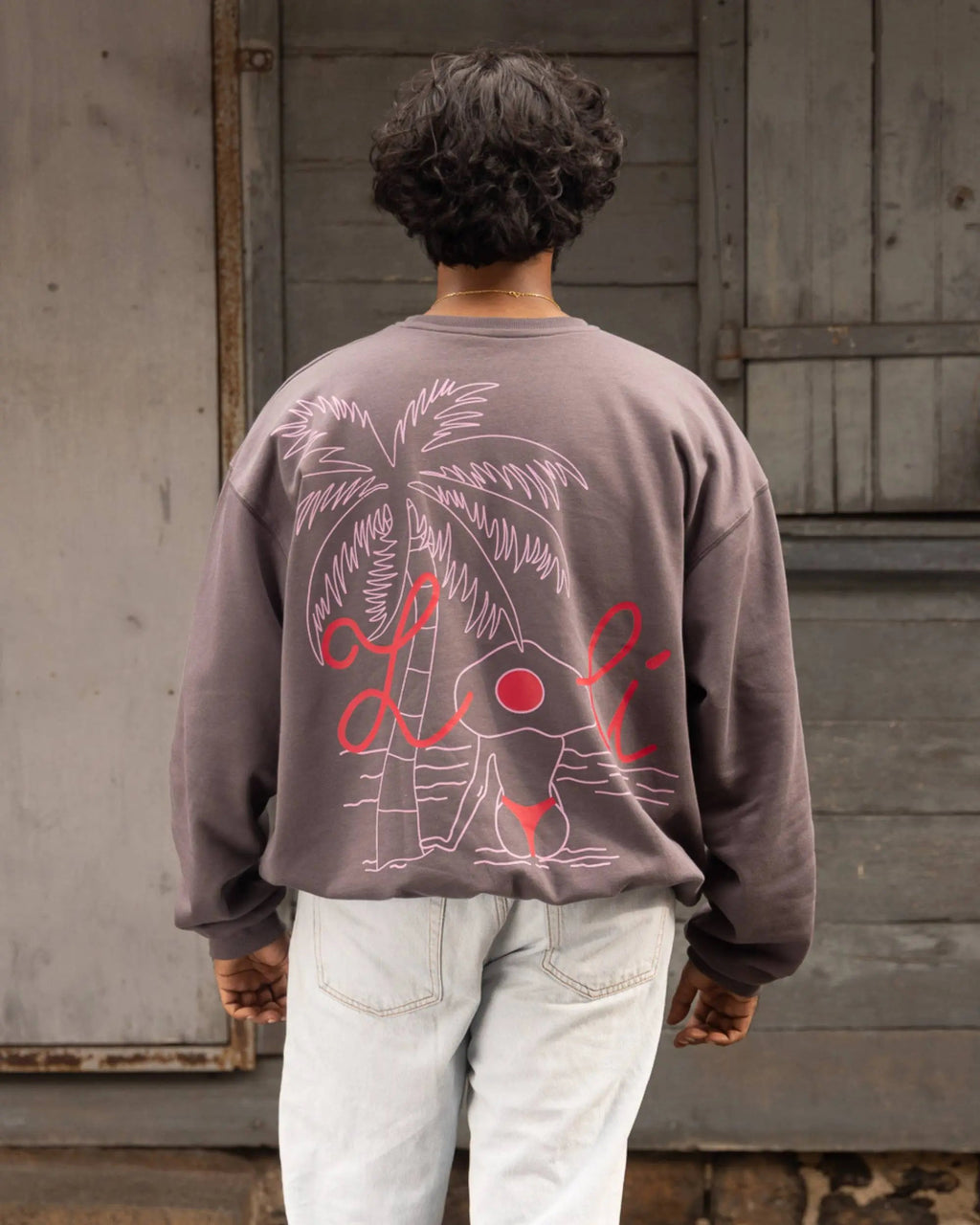 Loli Gris Volcan — Le Pull Oversize Loli