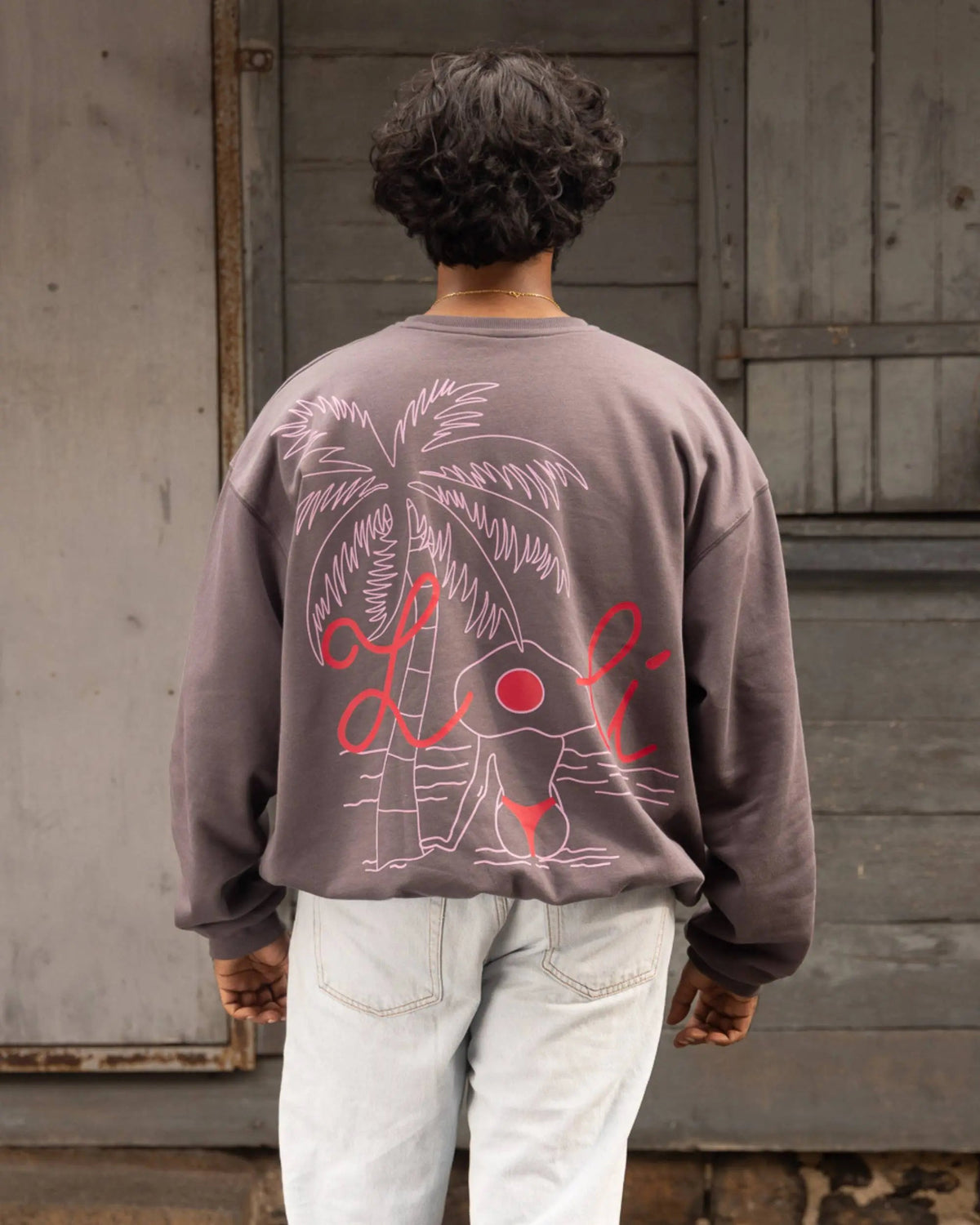 Loli Gris Volcan — Le Pull Oversize Loli