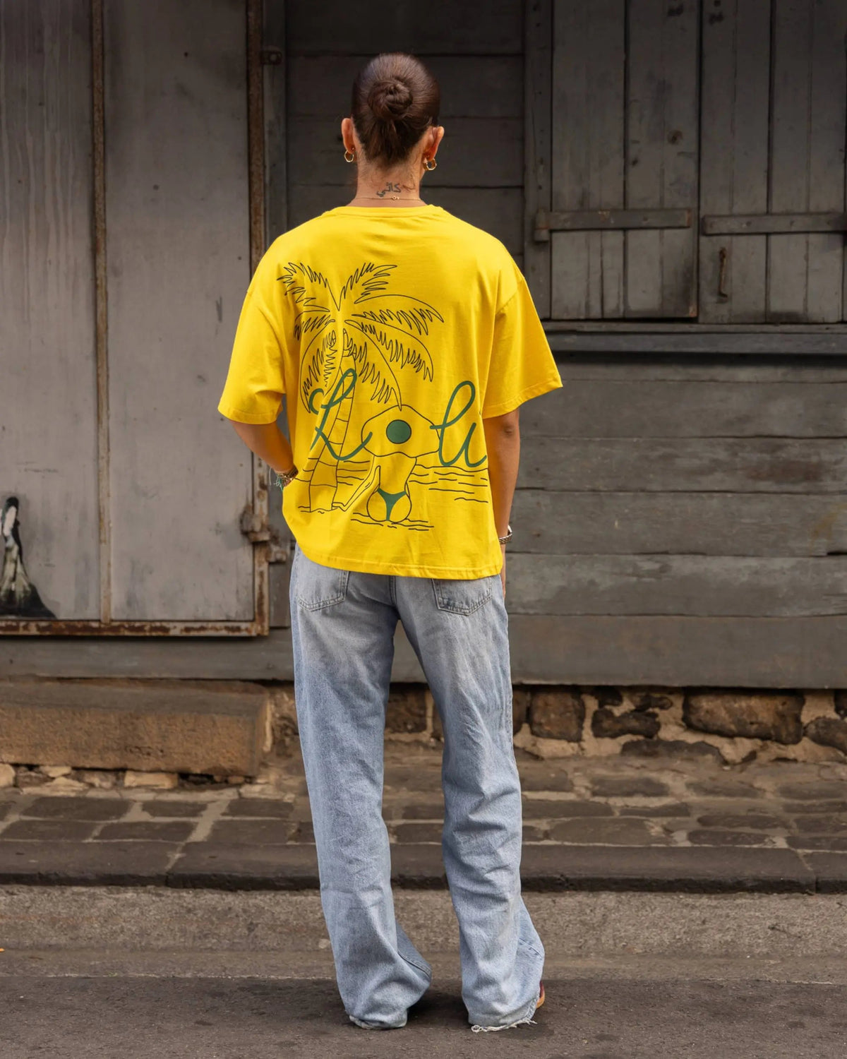 Loli Jaune Soleil  — T-shirt Oversize Loli
