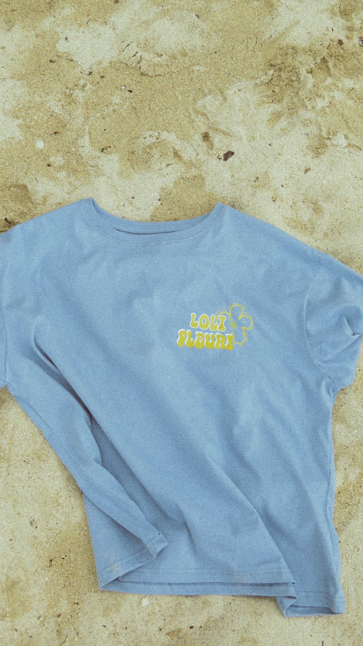Loli_Fleuri_T-shirt_bleu_100_coton presentation